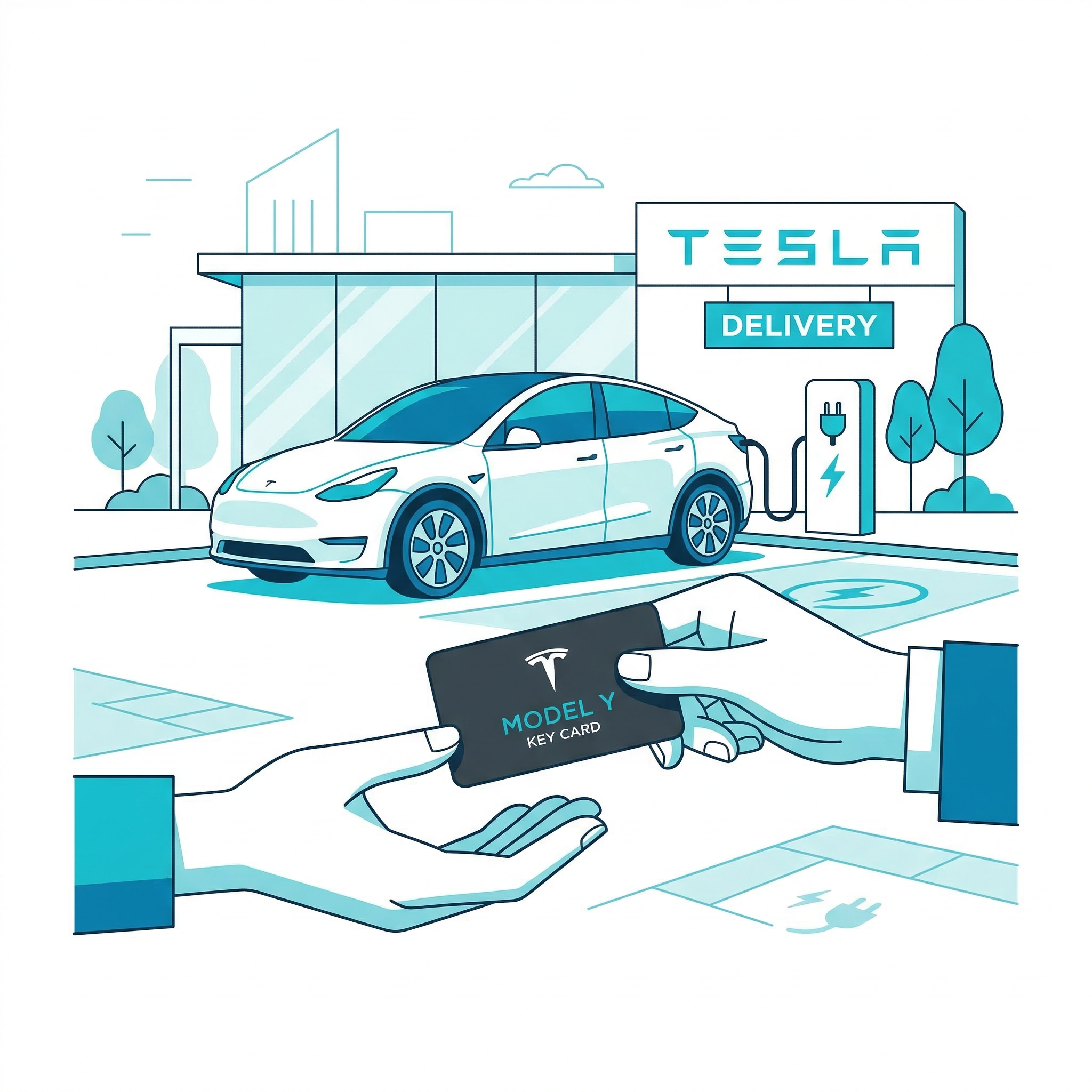 Receive keys and drive